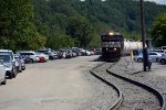 NS yard job E19 makes its way to the interchange yard with cars for CSX.